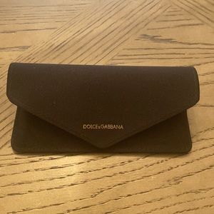 Dolce & Gabbana Eyeglass case with cleaning cloth for glasses/shades